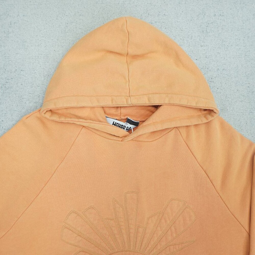 House Of Errors Orange Tailor Thread Embroidered … - image 6